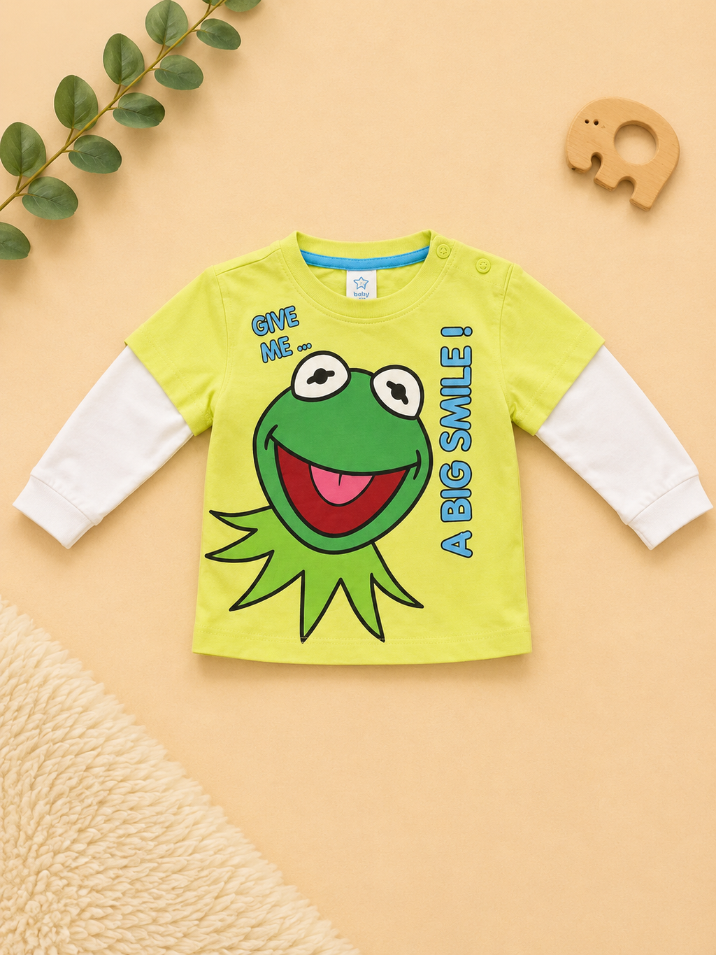 C&A Langarmshirt Kermit der Frosch