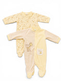 2er-Set Strampler mit Giraffenmotiv