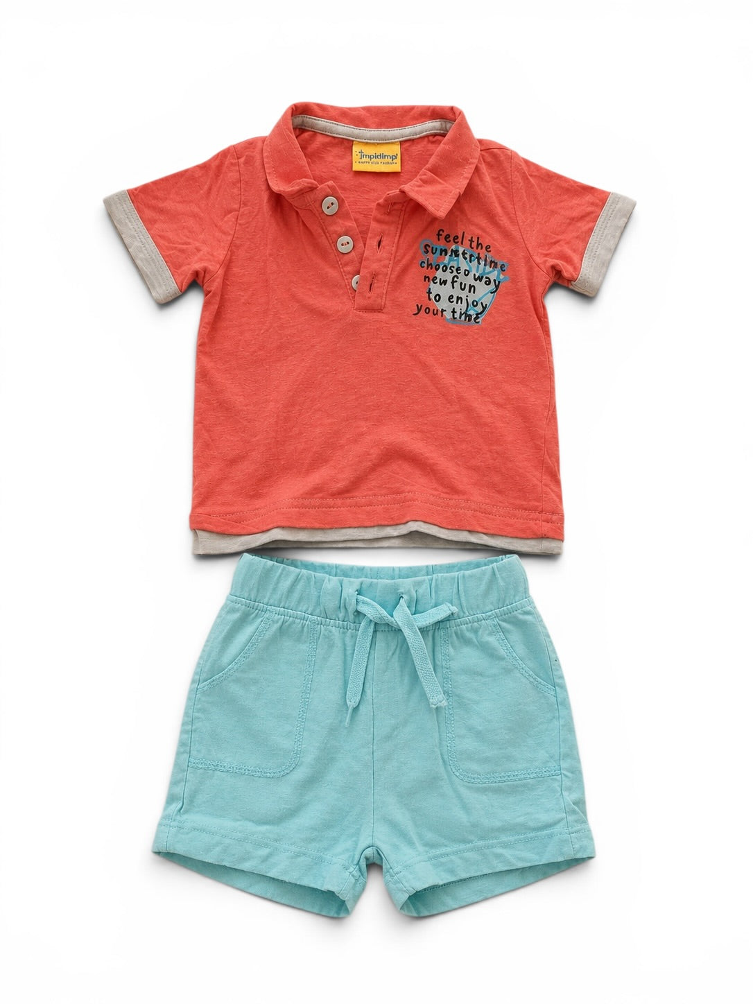 Baby Sommer-Set Polo & Shorts Impidimpi C&A