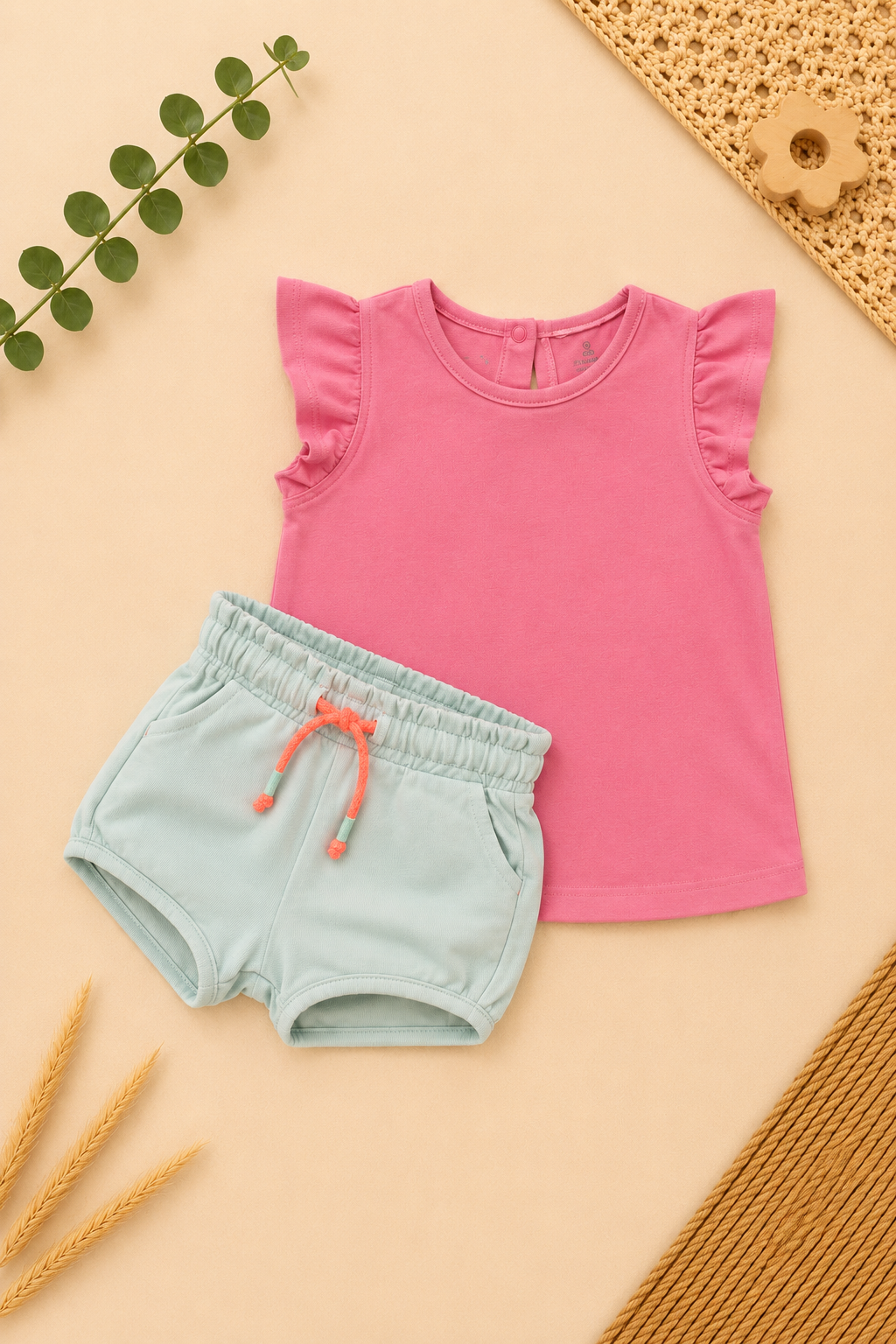Sommer-Set vertbaudet Shirt & Shorts