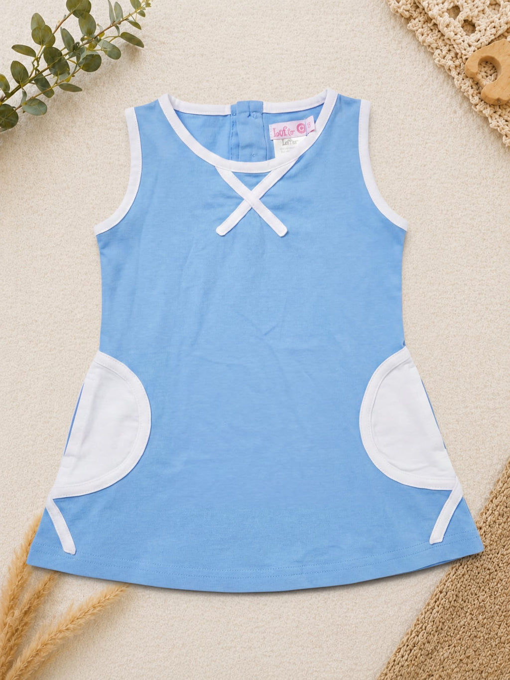 Kleid Hellblau Lofft