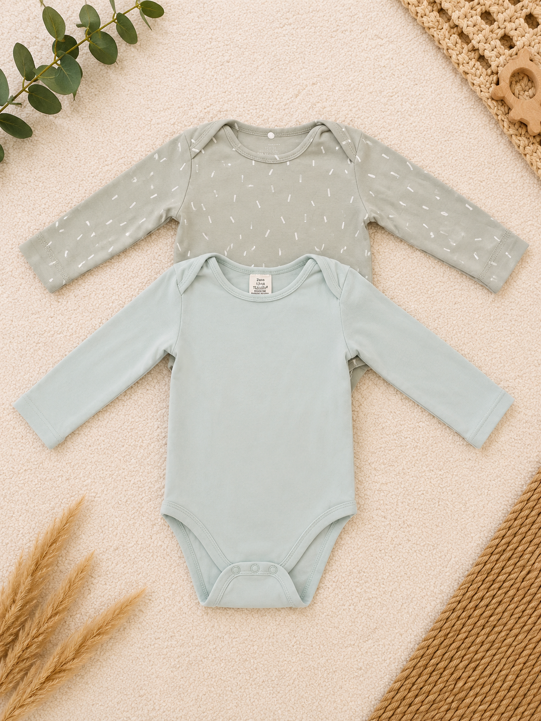 Zara 2er Set Langarmbodys
