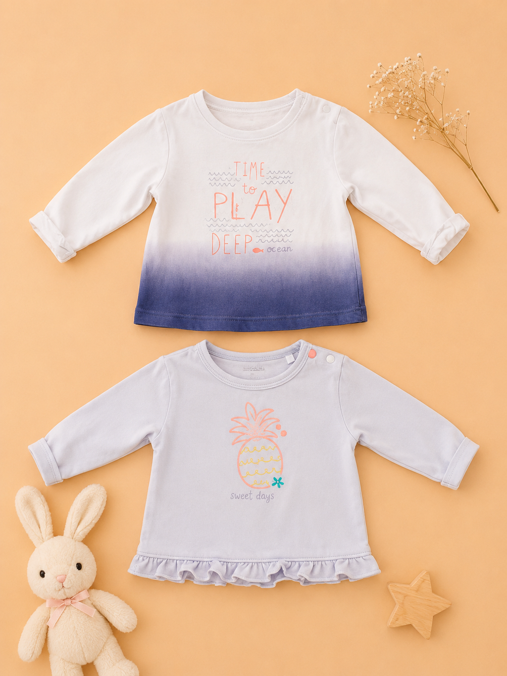 Langarmshirt Set Sweet Days