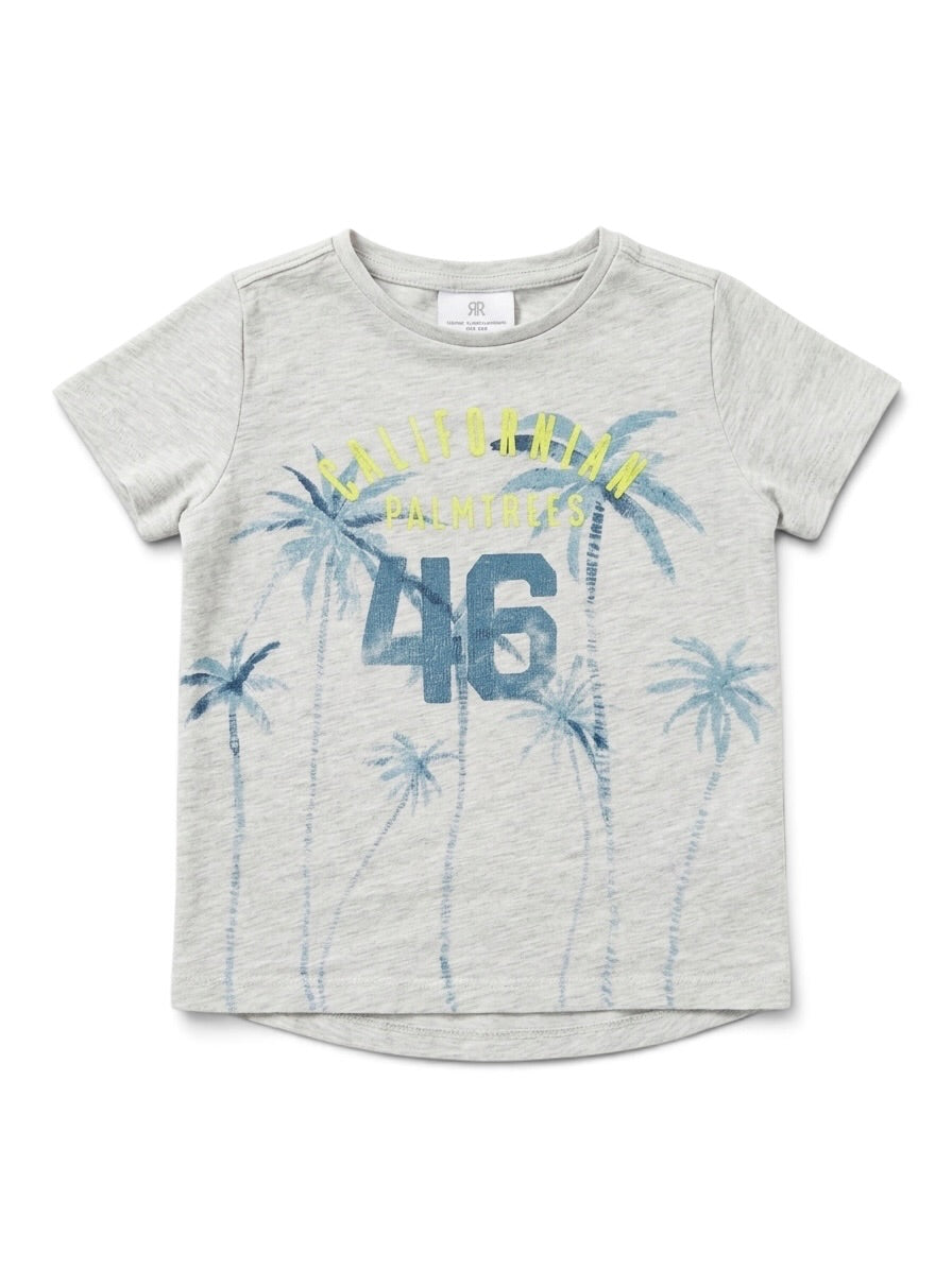 California Palmtrees T-Shirt Grau