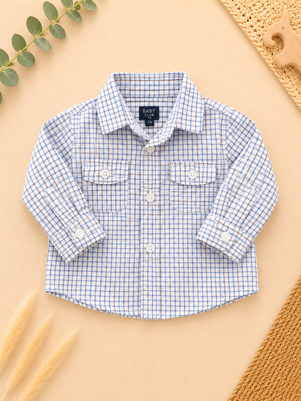 H&M Baby Club Hemd Kariert
