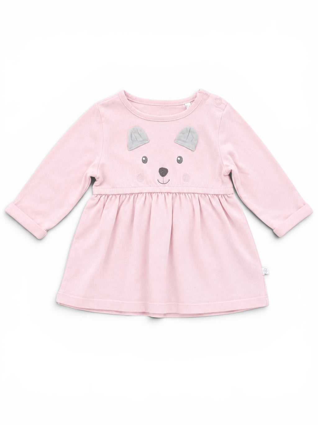 Kleid Rosa Bärenmotiv