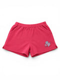 Pinke Shorts mit Blumenprint