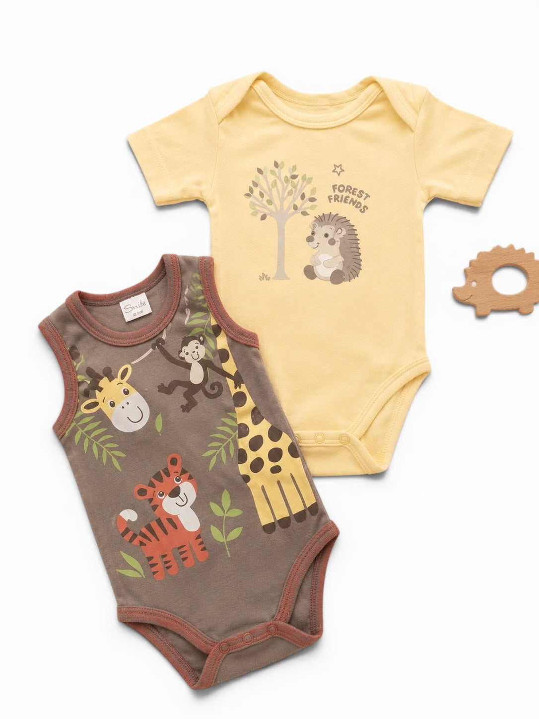 Baby Body Set Forest Friends Smile