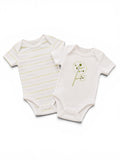 Baby Body Set Weiss & Grün