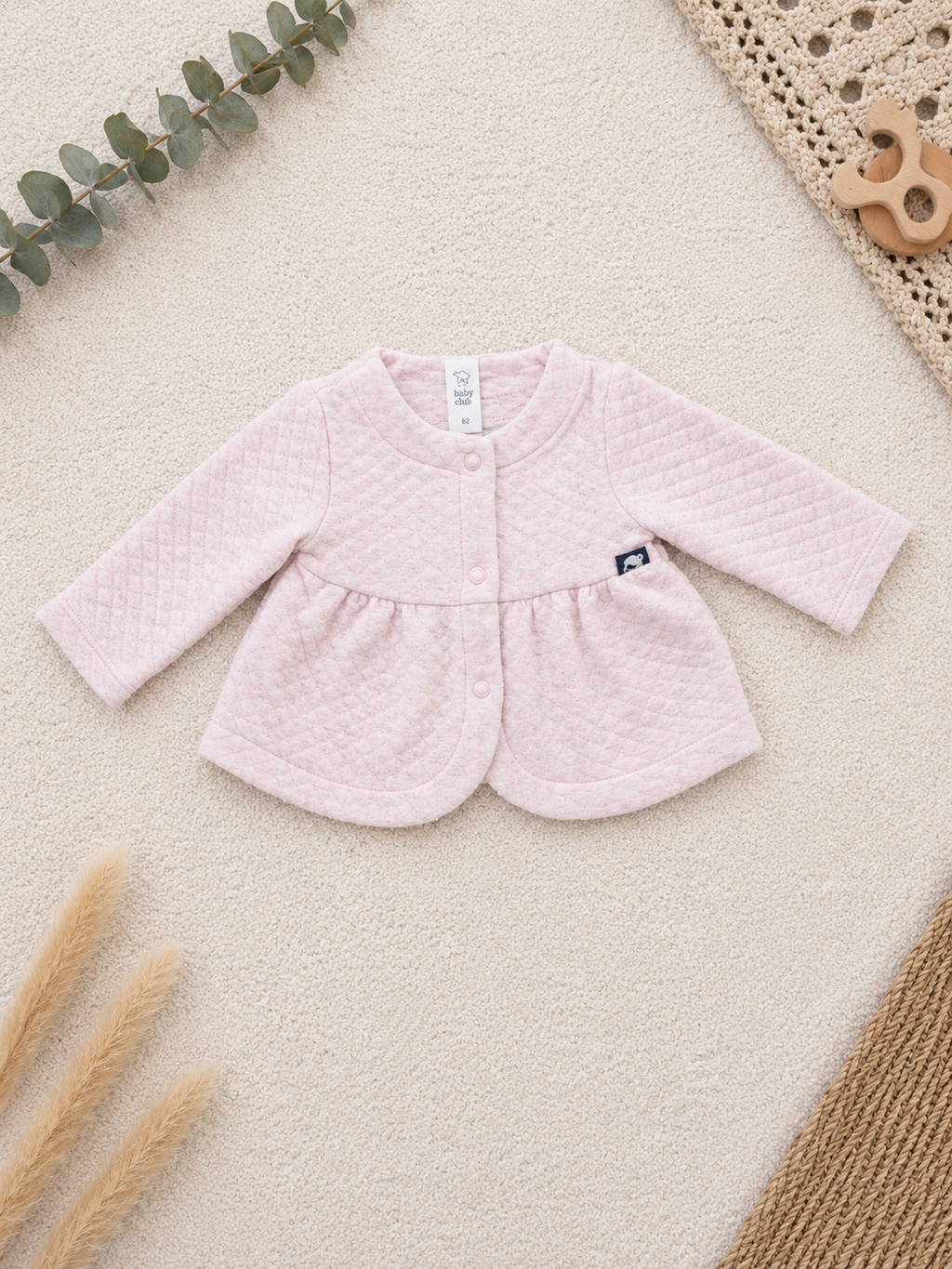 Rosa Steppjacke (Baby Club)