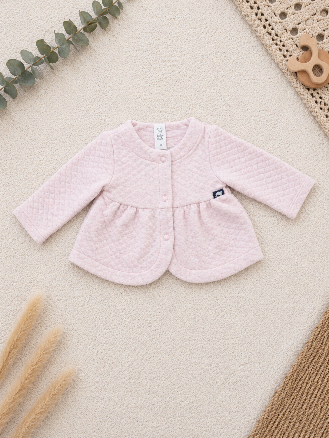 Rosa Steppjacke (Baby Club)