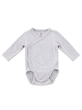 H&M Baby-Wickelbody Grau Meliert