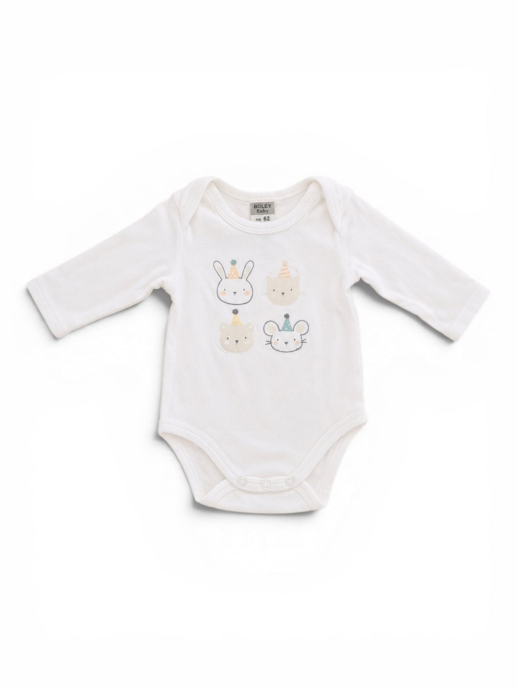 Boley Baby Body Weiss Party Animals