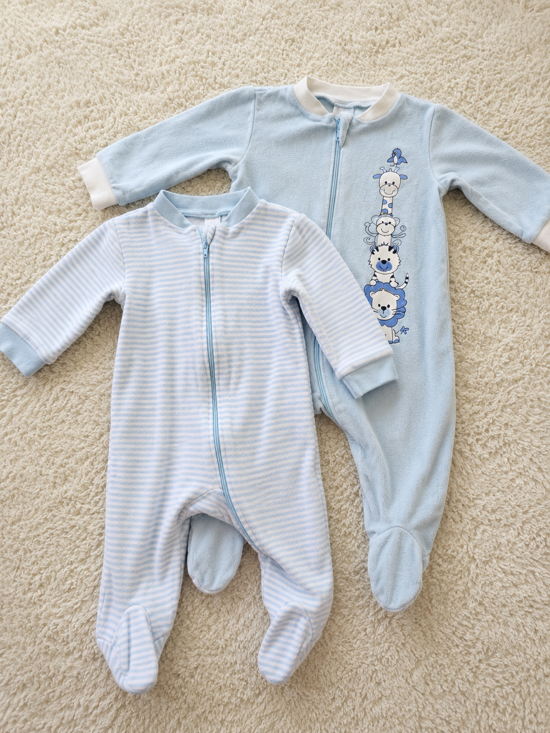Baby Strampler Set Hellblau