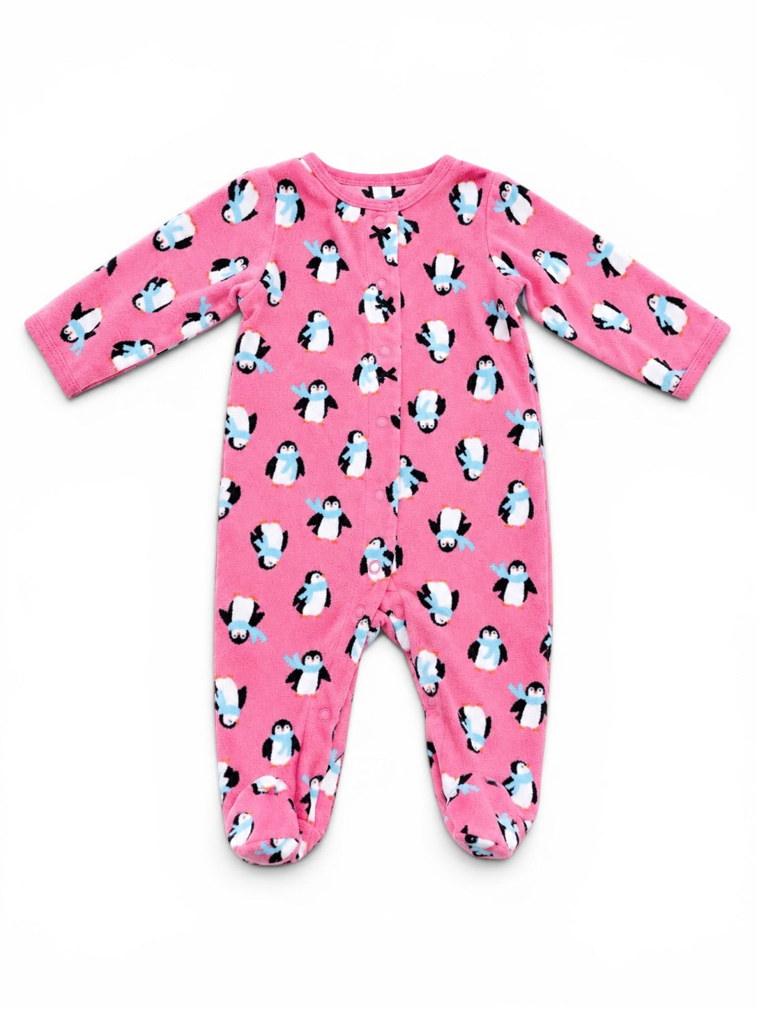 Strampler Pink Pinguine