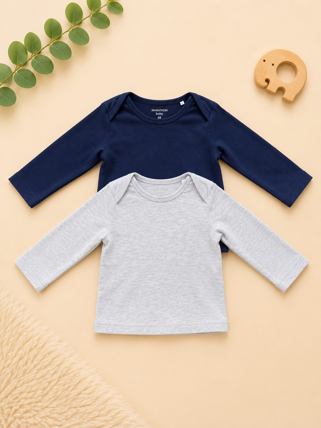 Manor Baby 2er Langarmshirt Set
