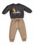 Kinder Set Pullover & Hose mit Fuchs Motiv
