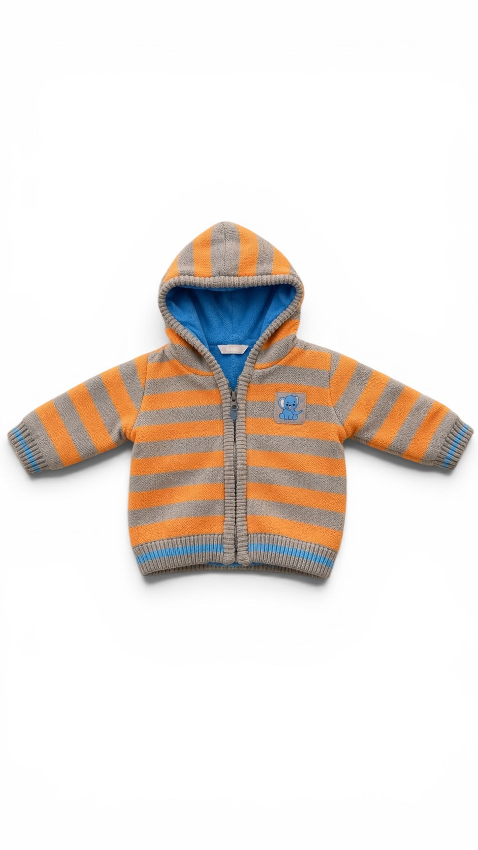 Warme Baby Strickjacke mit Kapuze