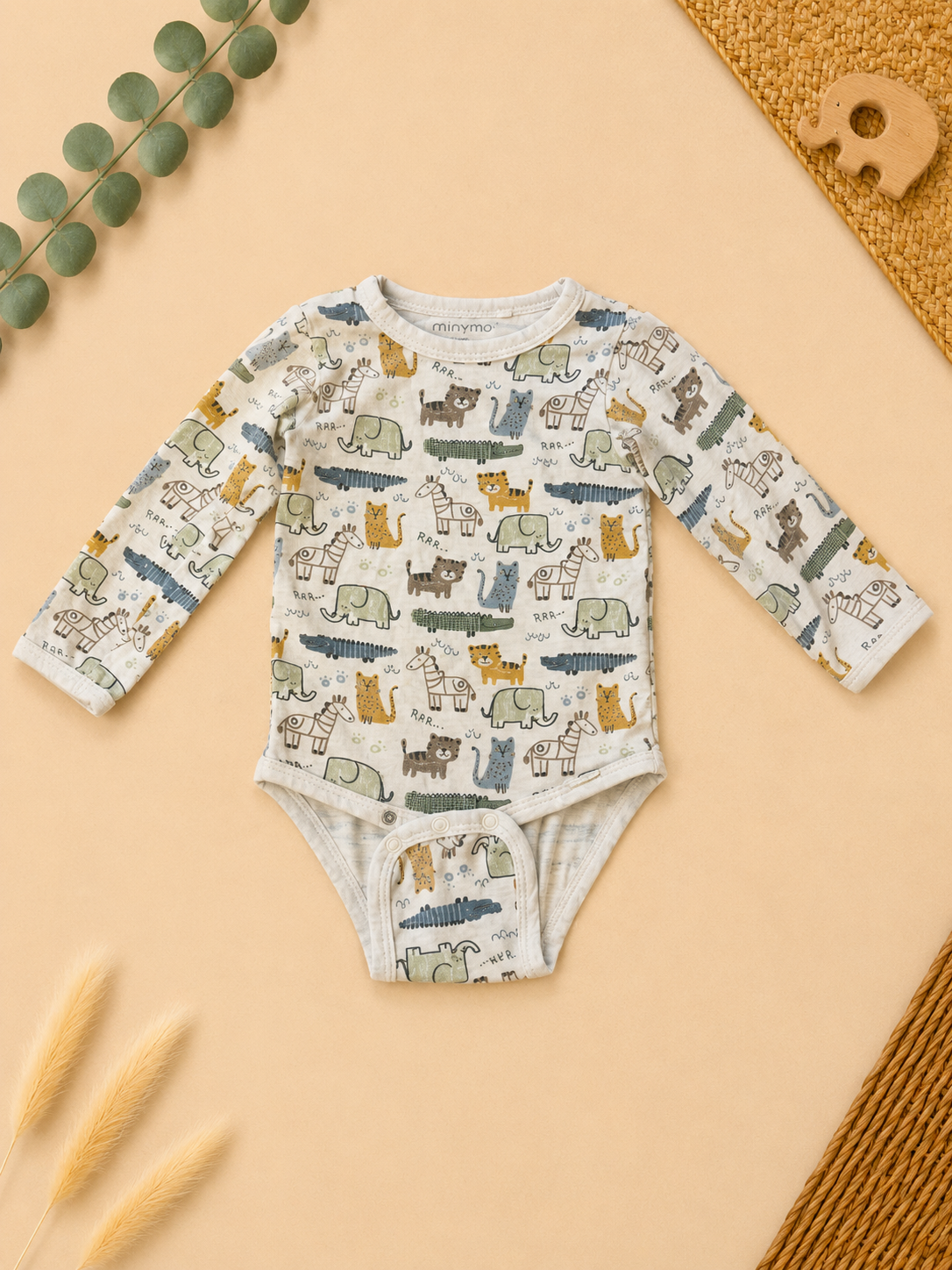 Minymo Body mit Tiermotiven