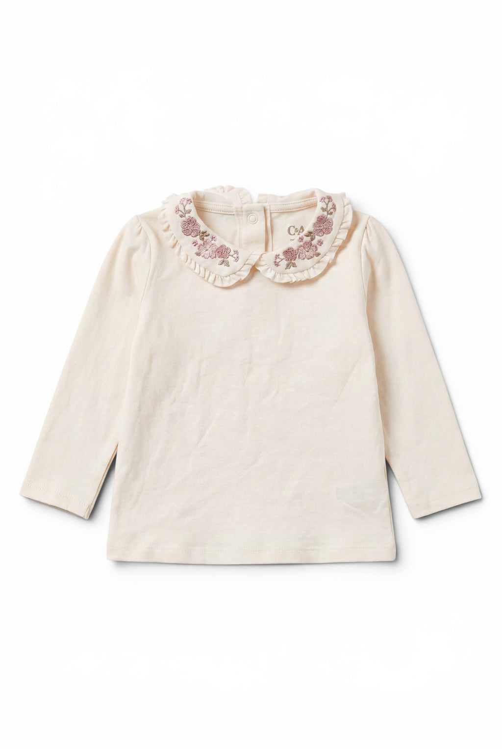 C&A Langarmshirt mit Blumenkragen