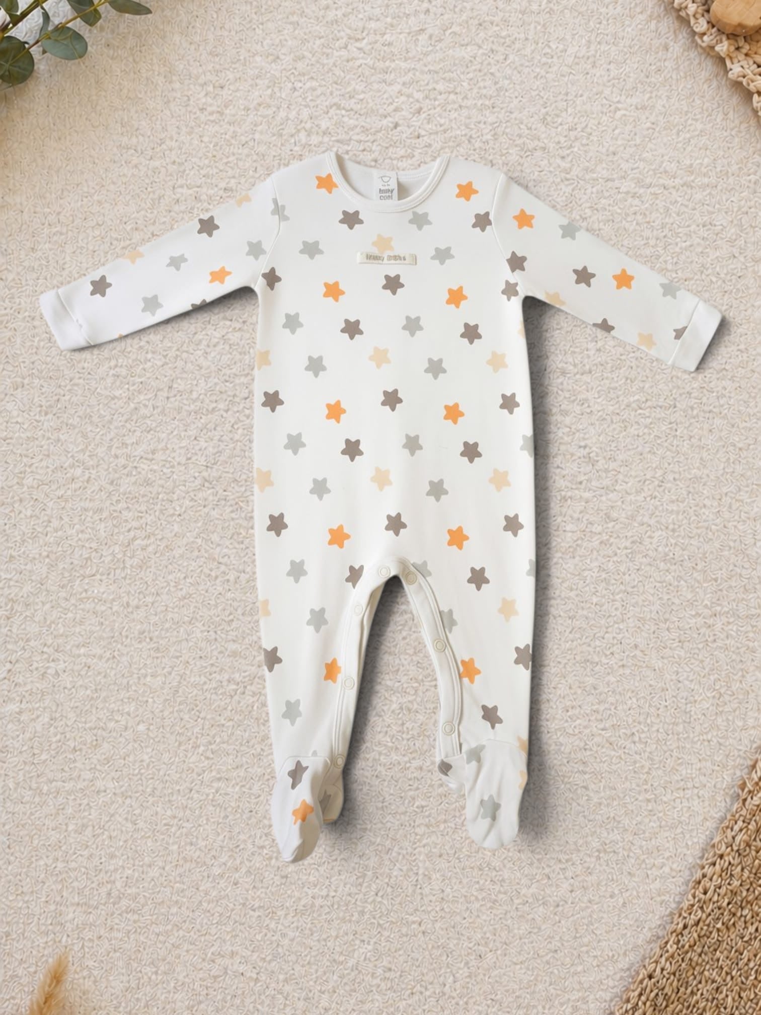 Baby Cosey Strampler mit Sternenmuster