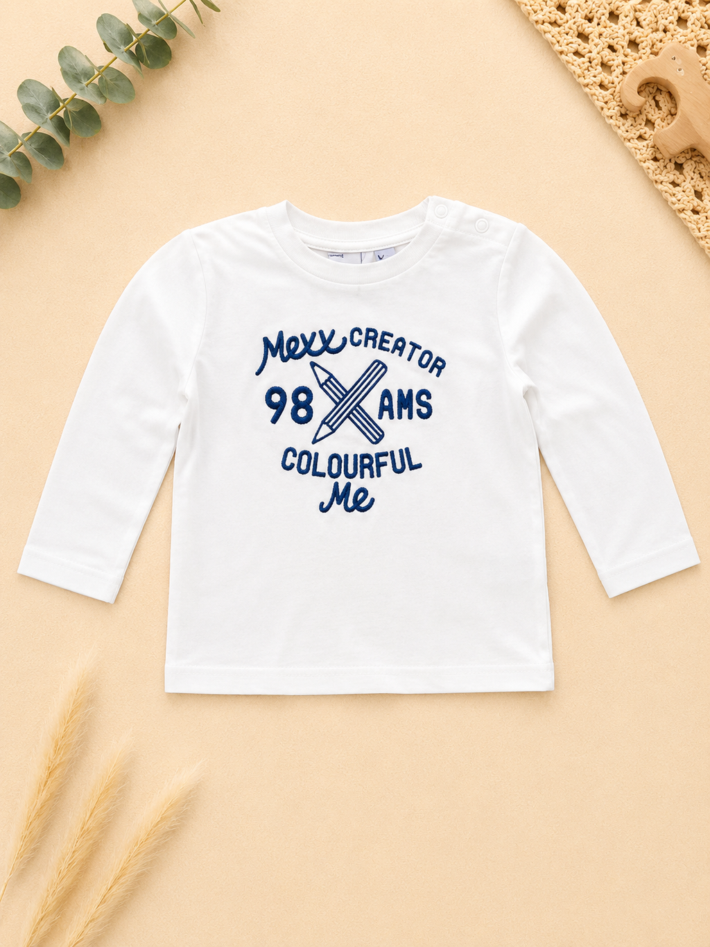 Mexx Langarmshirt Weiss