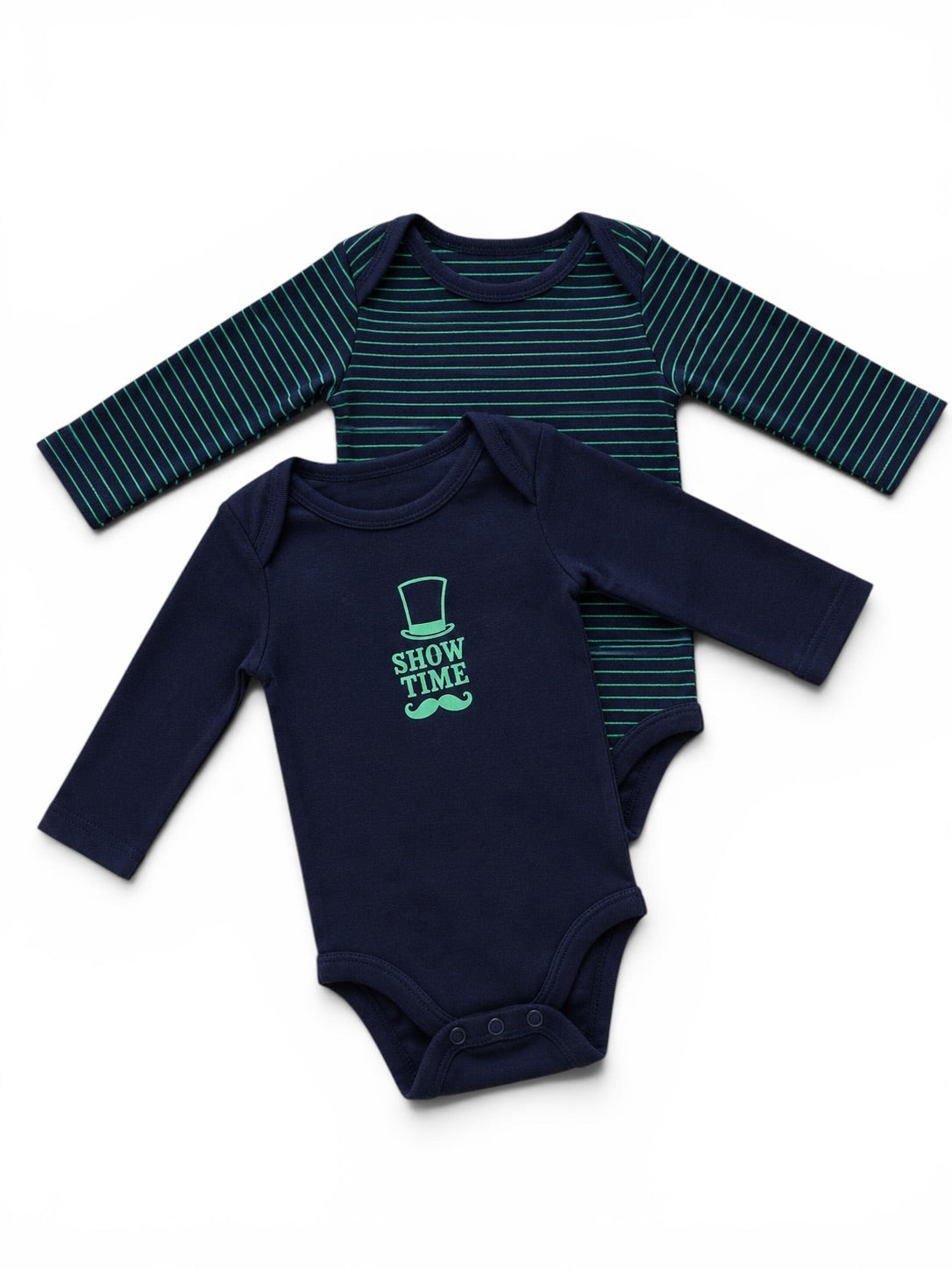 Baby Body Set Show Time Dunkelblau