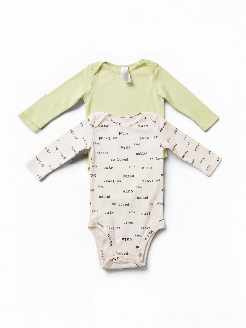 H&M 2er-Pack Langarmbodys