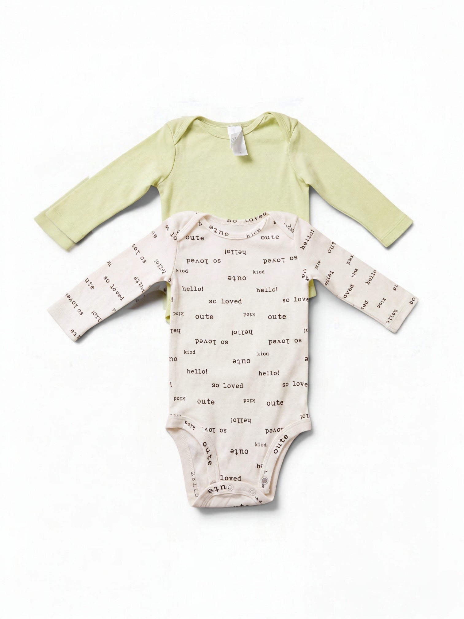 H&M 2er-Pack Langarmbodys