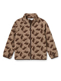 H&M Fleecejacke Beige mit Elchmuster