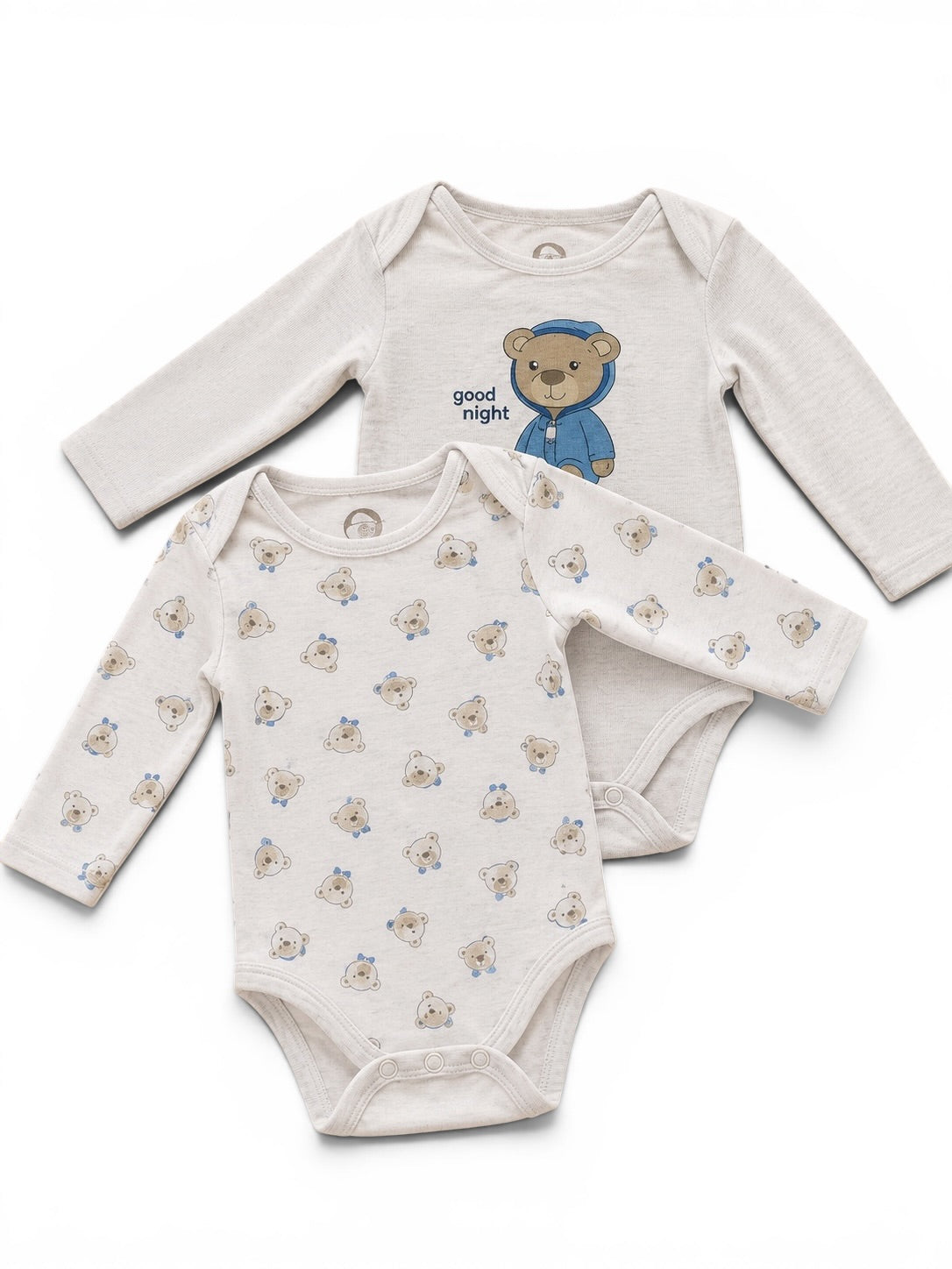 Baby Langarmbody Set Bärchen