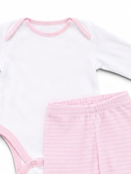 Body & Hose Set Weiss Rosa