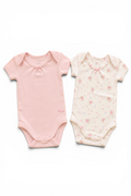 Chicco 2er-Set Kurzarmbodys Rosa