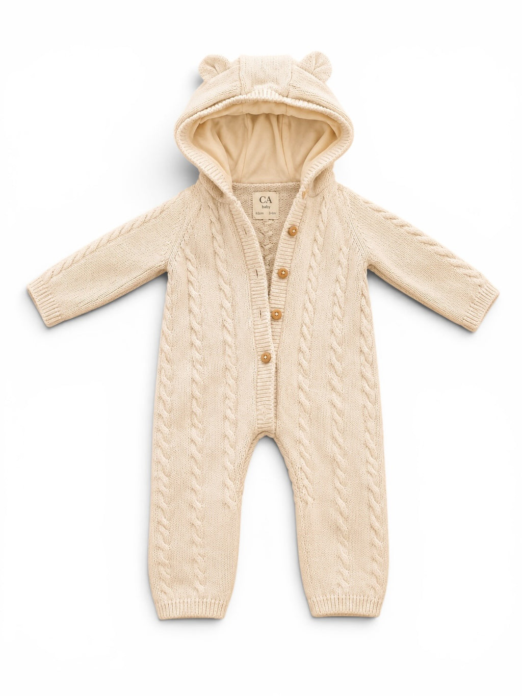 C&A Baby Strickoverall mit Kapuze