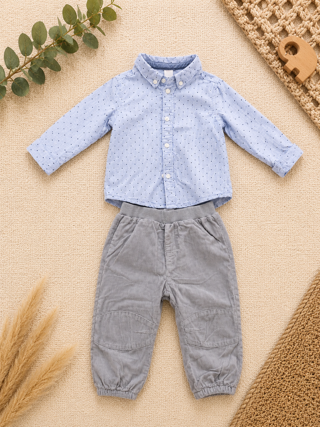 Schickes H&M Hemd & Cordhose Set