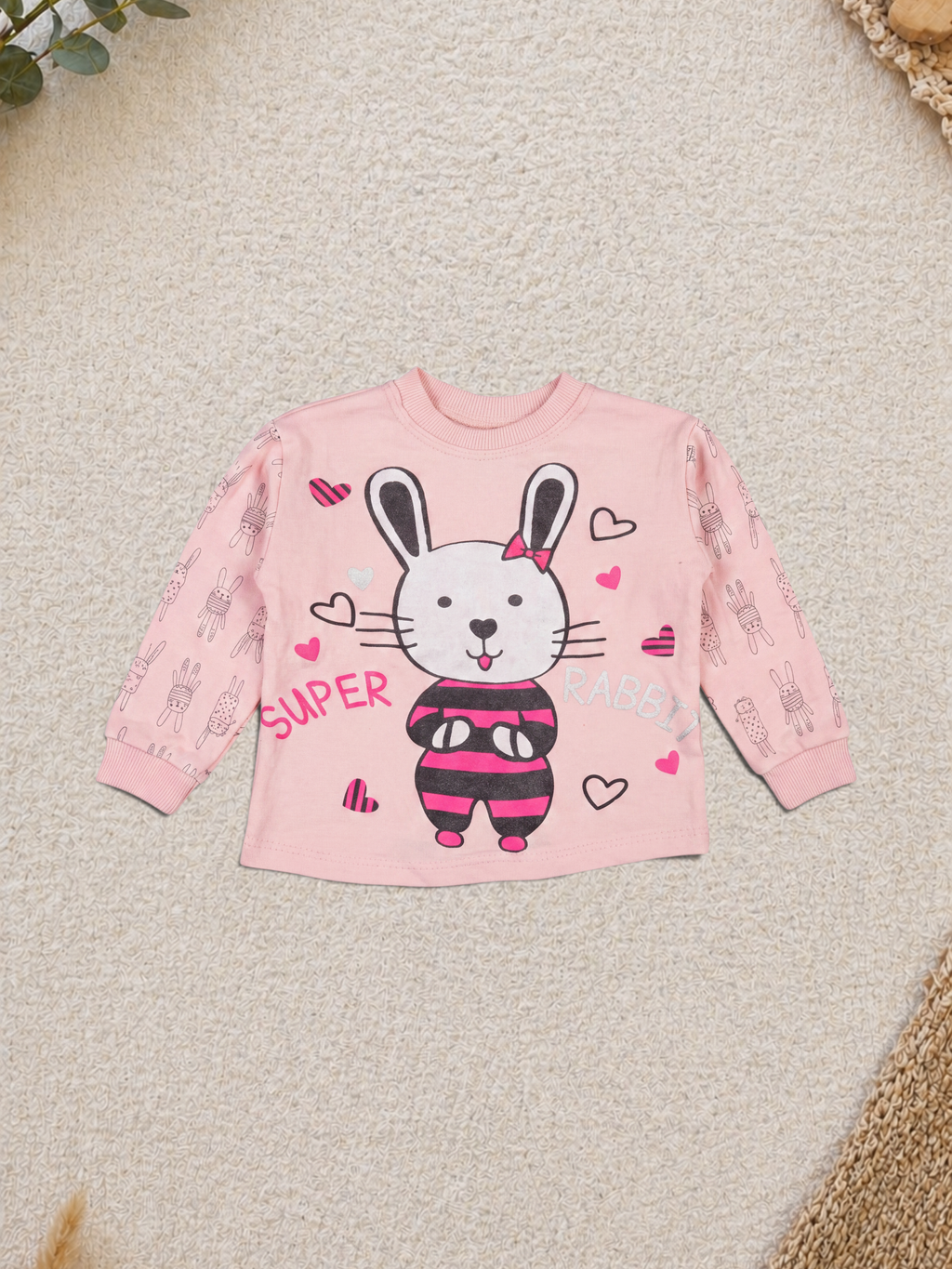 Sweatshirt Rosa Super Rabbit