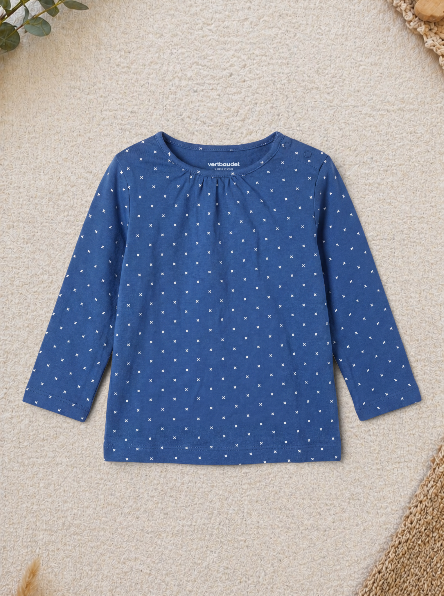 Vertbaudet Langarm-Shirt Blau