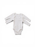 H&M 2er-Pack Langarm-Body Weiss Uni
