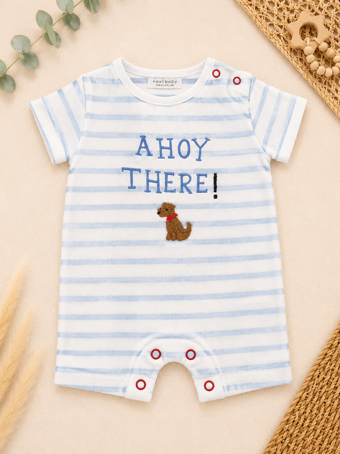 Next Baby-Strampler Kurzarm Ahoy There