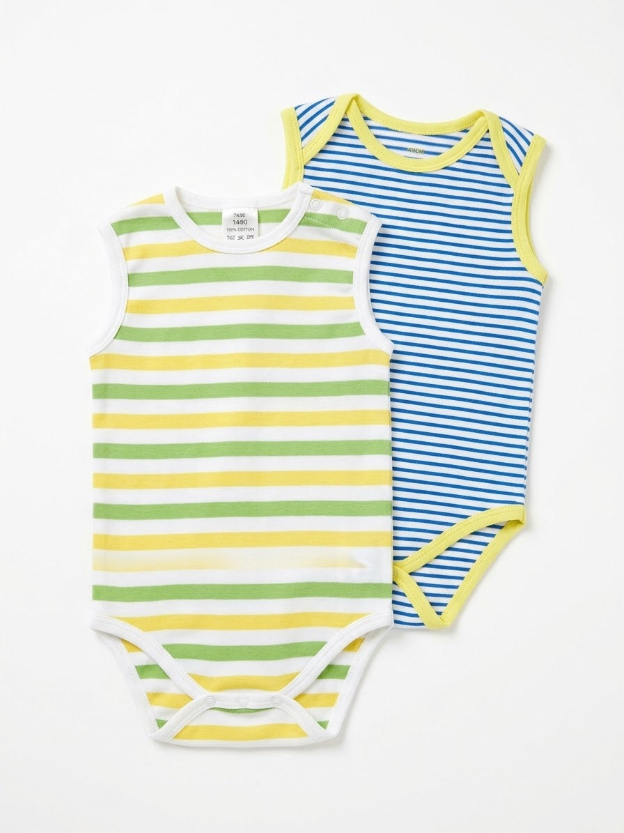 2er-Pack Body Bunte Streifen