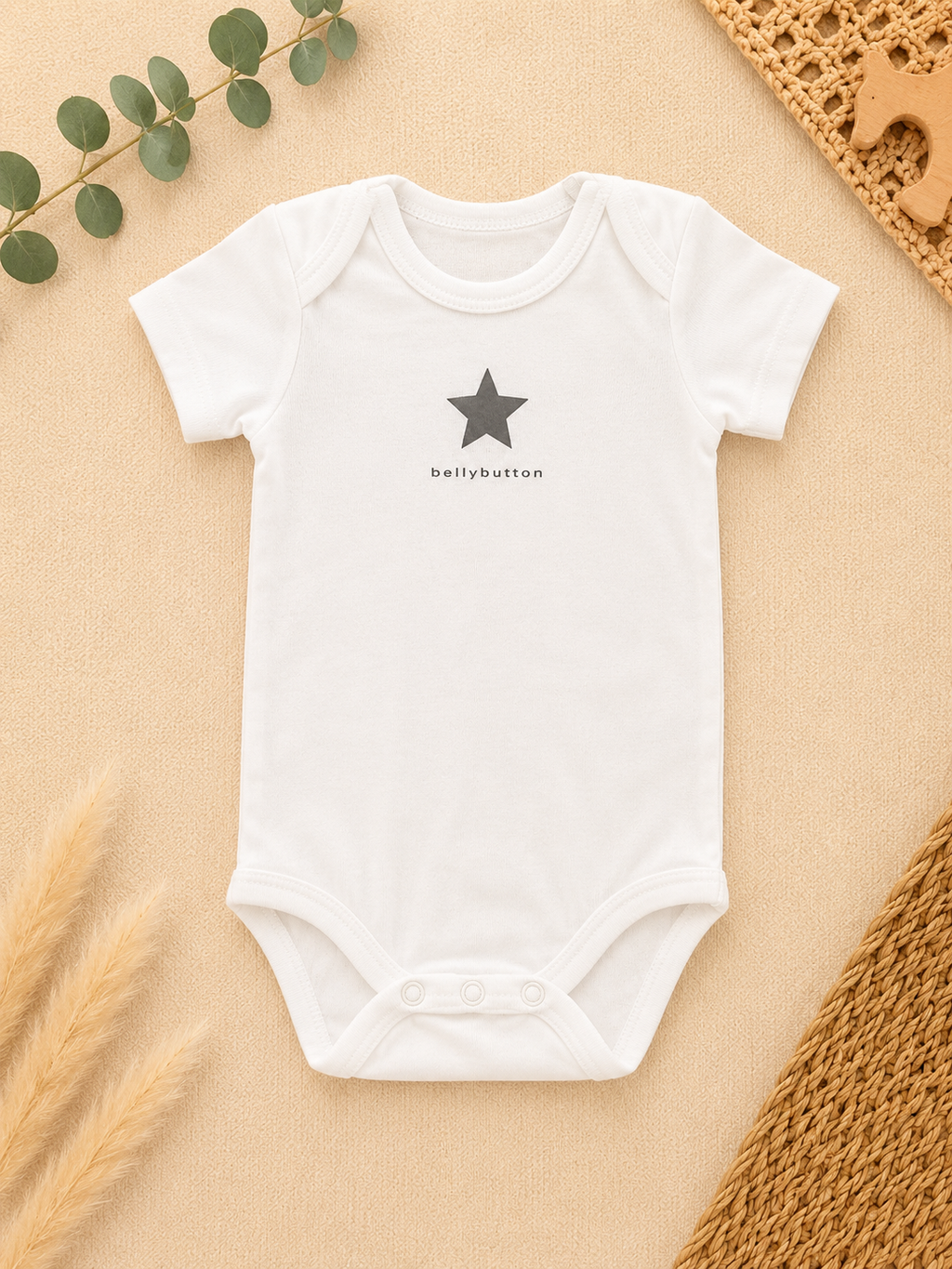 Bellybutton Baby-Body Kurzarm Weiss