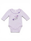 H&M Langarmbody Lila