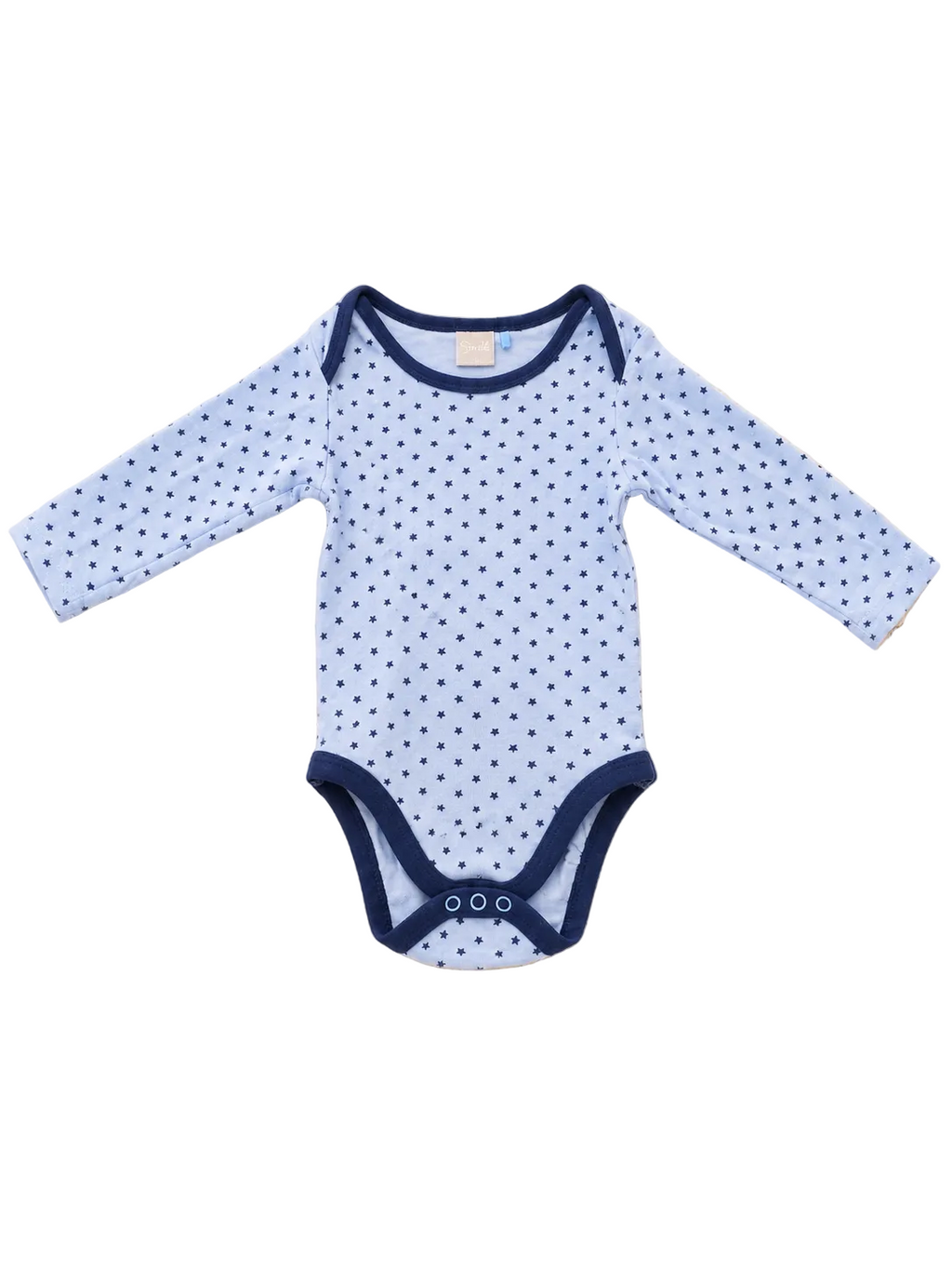 Smile Baby Langarmbody mit Sternenmuster