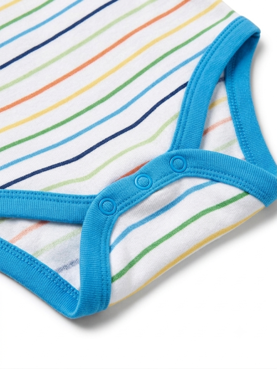 Baby Club Gestreifter Baby Body Bunt