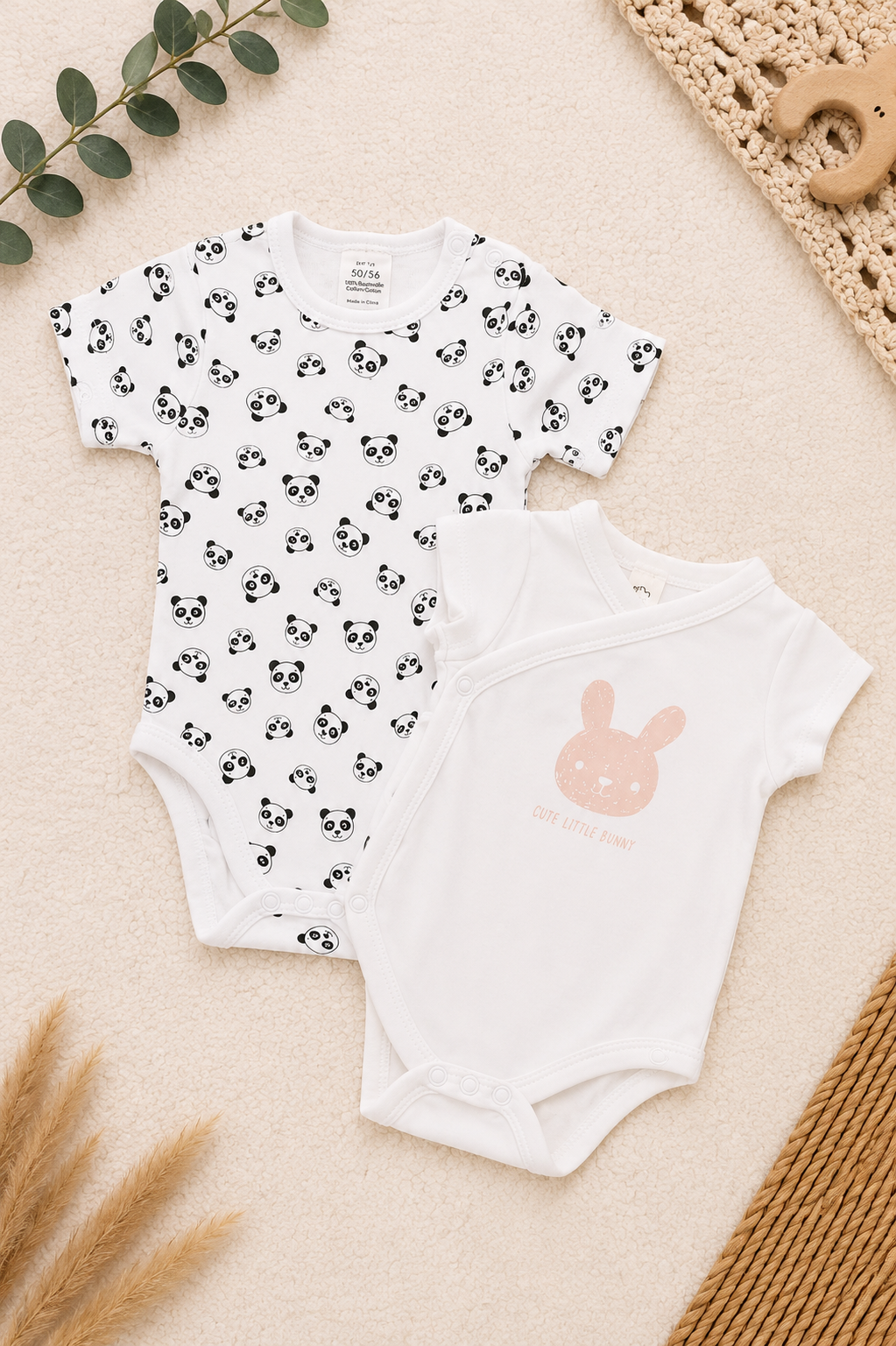 Panda Bunny Baby Body C&A