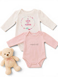 2er Set Bodys Rosa