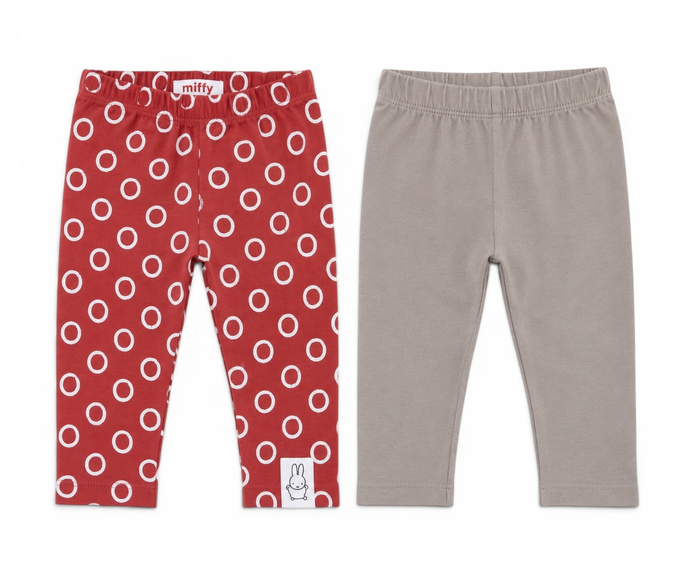Miffy Leggings Set Rot Grau