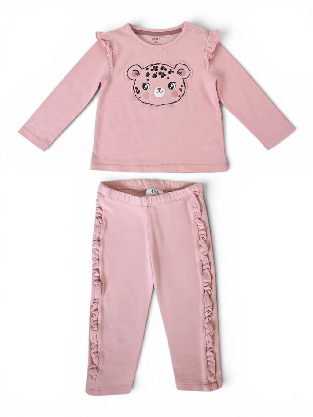 C&A Set Leopard & Rüschen