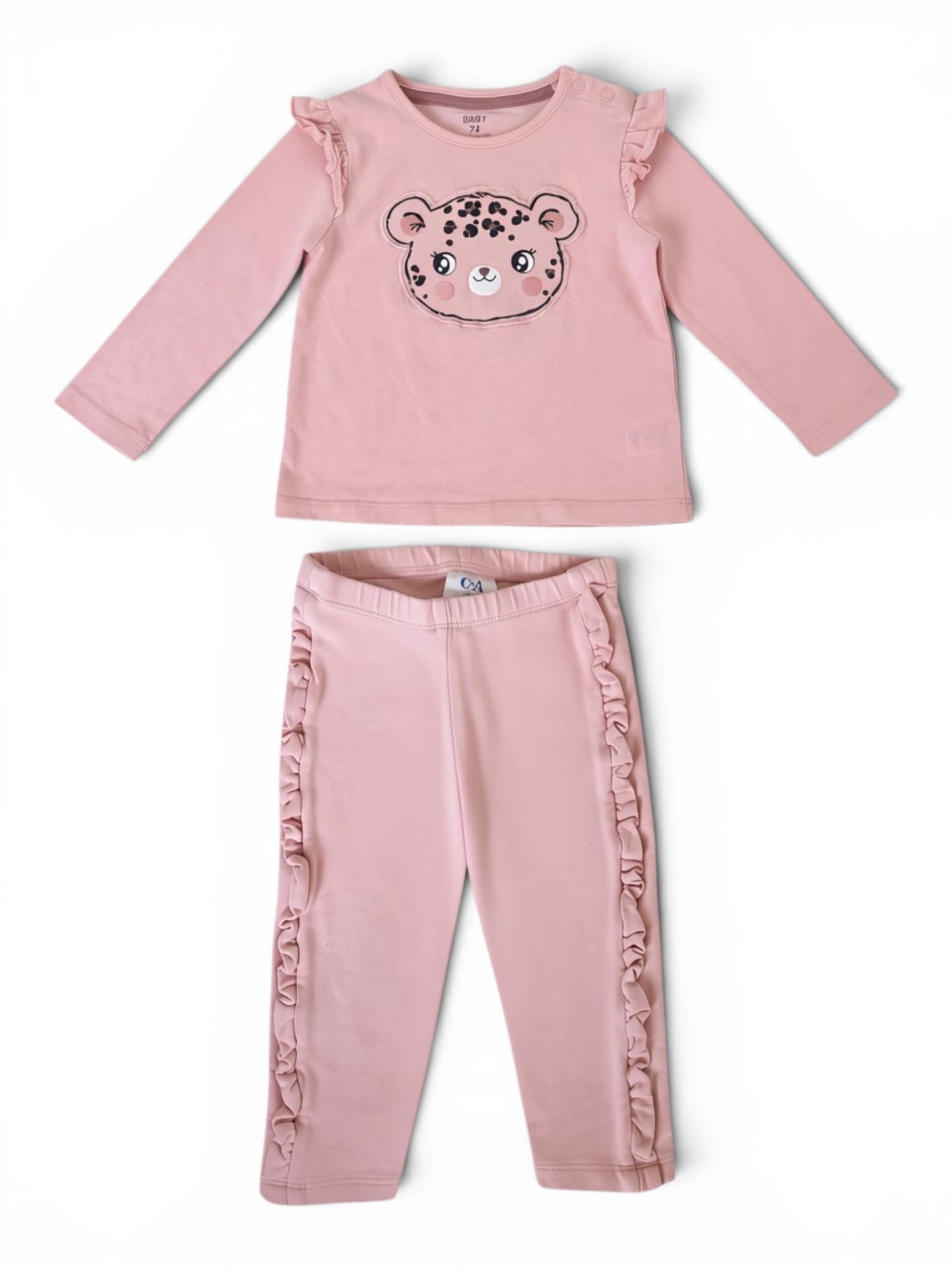 C&A Set Leopard & Rüschen