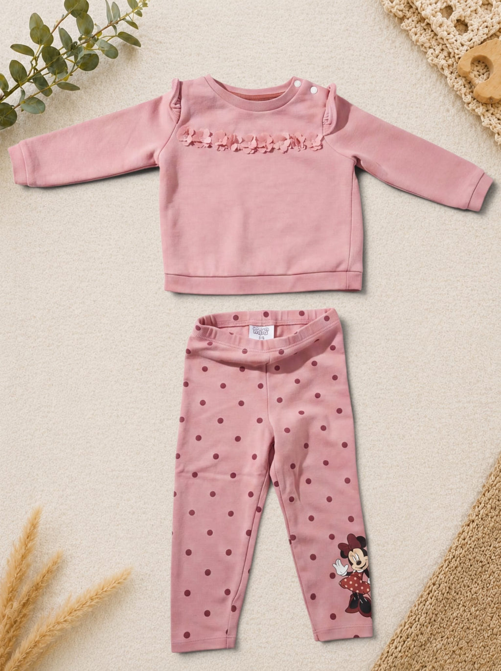 Minnie Maus Set Rosa C&A